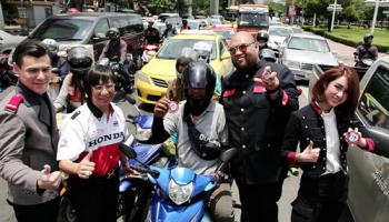 เอ.พี. ฮอนด้า เปิดตัว "โครงการสังคมหัวแข็ง" ปฏิวัติความคิดใหม่ คนไทยใส่หมวก