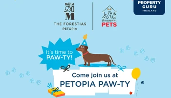 Whizdom The Forestias Petopia และ บ้านและสวน PETS ชวนพาน้อง แต่งตัวเที่ยวงาน "PETOPIA PAW-TY"