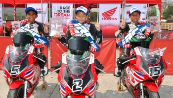 ไอโฟน-จิรภัทร คว้าชัยเรซ 2 ในศึก Honda Academy 2023 สนามแรก