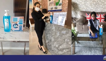 เจ.เอส.พี. พร็อพเพอร์ตี้ คุมเข้มมาตรการความปลอดภัยลูกค้า-พนักงานจากโควิด-19