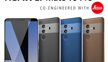 เผยโฉม Huawei Mate 10 Pro พร้อมรุ่นพิเศษ Porsche Design edition