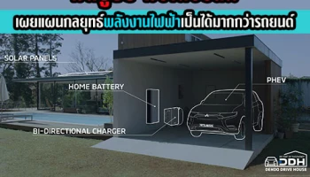 มิตซูบิชิ มอเตอร์ส เผยแผนกลยุทธ์พลังงานไฟฟ้าเป็นได้มากกว่ารถยนต์