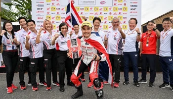 ฮอนด้า เรซซิ่ง ไทยแลนด์ ยกทัพ CBR บุกญี่ปุ่นโดย ชิพ-นครินทร์ คว้าดับเบิ้ลโพเดียมในศึกเอเชีย โร้ด เรซซิ่ง สนาม 3