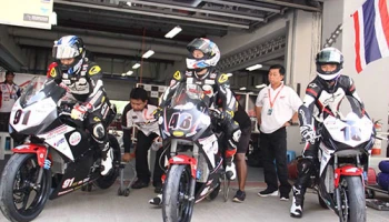 นักบิดไทยสุดเจ๋ง!! บิดขึ้นโพเดียมศึกเอเชีย โรดเรซซิ่ง ที่อินเดีย