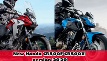 Honda เปิดตัวรถมอเตอร์ไซค์ New CB500F และ CB500X เวอร์ชัน 2020
