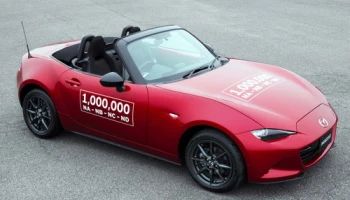 Mazda MX-5 ฉลองยอดผลิตครบ 1 ล้านคันทั่วโลก