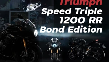 Triumph Speed ​​Triple 1200 RR Bond Edition ผลิต 60 คัน เพื่อฉลอง 60 ปี James Bond