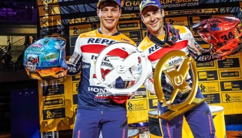 โทนี่ โบ ระเบิดผลงานคว้าวินเนอร์โพเดียมให้ Repsol Honda Trial Team ในศึก X-Trial 2024 สนามที่ 2
