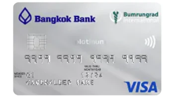 บัตรเครดิตแพลทินัม โรงพยาบาลบำรุงราษฎร์ ธนาคารกรุงเทพ (Bangkok Bank Platinum Bumrungrad Hospital Credit Card)