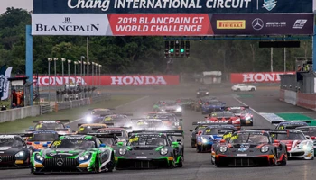 การแข่งขันรถยนต์ซูเปอร์คาร์ Blancpain GT World Challenge Asia 2019 นักขับไทยคว้าชัยเรซ 2