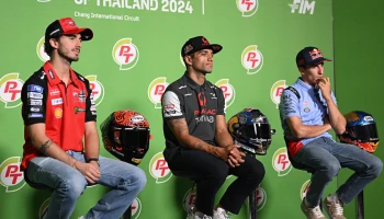 ThaiGP 2024 ใกล้เริ่มแล้ว มาร์ติน-บันยาญ่า-มาร์เกซ นำทัพแถลงก่อนแข่ง-สำรวจแทร็กสนามช้างฯ