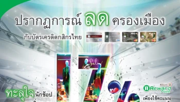 ปรากฏการณ์ลดครองเมือง กับบัตรเครดิตกสิกรไทย ทะลุใจนักช้อป ลดเพิ่มสูงสุด 17% เพียงใช้คะแนนแลกเท่ายอดซื้อ