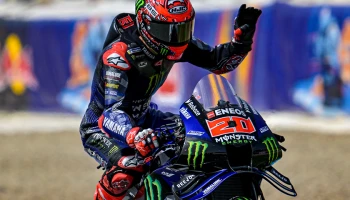 กวาร์ตาราโร สร้างเซอร์ไพรส์! หลังพา Yamaha ผงาดคว้าอันดับ 2 โมโตจีพี สนาม 5 ที่ สเปน