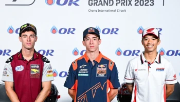 ก้อง-ก๊องส์ นักบิดจาก Honda พร้อมเต็มร้อยที่จะลงบิดโฮมเรซ ThaiGP ลั่นสู้เต็มที่เพื่อแฟนชาวไทย