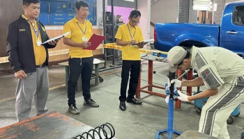 นักศึกษาวิทยาลัยเทคโนโลยียานยนต์โตโยต้าคว้ารางวัลจาก WorldSkills Thailand 2024 - Regional Competition