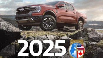Ford Ranger คว้ารางวัลคว้ารางวัลรถกระบะยอดเยี่ยมแห่งปี 2025 ประจำทวีปอเมริกาเหนือ เป็นปีที่ 5 ติดต่อกันที่รถรุ่นนี้ได้รับ