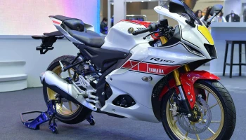 ชมคันจริง All New R15 โดดเด่นท็อปคลาส 155 ซีซี 3 สไตล์ที่บูธยามาฮ่า