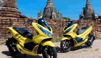 Honda จับมือ กรุงศรี ส่งเสริมท่องเที่ยวอย่างยั่งยืนด้วยพลังงานสะอาด นำร่องให้บริการรถจักรยานยนต์ไฟฟ้า PCX EV ฟรีแก่นักท่องเที่ยวในอยุธยา
