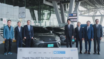 AOT มั่นใจ เลือก All-New Toyota Camry สำหรับบริการลีมูซีนสุวรรณภูมิ เพื่อความสะดวกสบาย เหนือระดับ ในทุกการเดินทาง