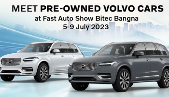 Volvo พร้อมนำเสนอรถผู้บริหารไมล์น้อย Volvo Selekt และรถพลังงานไฟฟ้าในงาน Fast Auto Show Thailand & EV Expo 2023