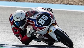 ไม้คิว-เกียรติศักดิ์ ดาวรุ่งนักบิดจาก Honda Racing Thailand เก็บประสบการณ์ครั้งแรกในสังเวียน จูเนียร์จีพี สนาม 2 ที่ เฮเรซ
