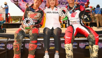 Honda CRF250 กวาดดับเบิ้ลโพเดียมเปิดฤดูกาล FMSCT Thailand Motocross 2024 สนามที่ 1 จ.สระบุรี