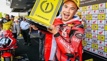 ชิพ-นครินทร์ จาก Honda Racing Thailand คว้าชัยโฮมเรซได้สำเร็จใน ศึก เอเชีย โร้ด เรซซิ่ง แชมเปี้ยนชิพ 2023 สนามที่1