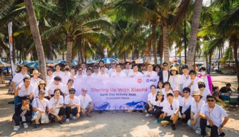 เสียวหมี่จับมือ PADI ยกทีมเสียวหมี่แฟนร่วมรักษาสิ่งแวดล้อมทางทะเลทำความสะอาดหาดบางแสน