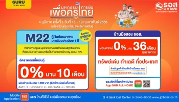 ธอส. พร้อมช่วยเหลือข้าราชการครูและบุคลากรทางการศึกษาแก้ไขหนี้อย่างยั่งยืนจัดทำมาตรการแก้หนี้ ดอกเบี้ย 0% นาน 10 เดือน ในงานมหกรรมการเงินเพื่อครูไทย 4 ภูมิภาค