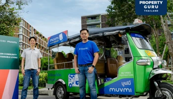 "แสนสิริ" เดินหน้าปั้น T77 เป็นคอมมูนิตี้สีเขียวยั่งยืน ดึง “มูฟมี” (MuvMi) ให้บริการรถตุ๊กตุ๊กไฟฟ้า สานต่อมิชชั่นพลังงานสะอาดช่วยโลก เพื่อเป้าหมาย Net-Zero