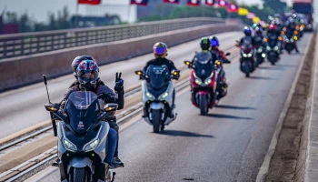 Honda พาเหล่าไบค์เกอร์ 350 ทั้ง Forza และ ADV บุกเส้นทางเร้าใจ ไทย-ลาว ในกิจกรรม The 3Fifty Journey Beyond the Boundary