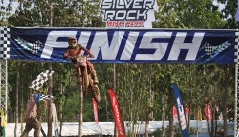 Honda กวาดหัวแถวทางฝุ่น โดย "แซงค์-กฤษฎา" บิด CRF450R คว้าชัยชนะ รุ่นท็อป Premier MX-1 ศึกโมโตครอสชิงแชมป์ประเทศไทย สนามที่ 6-7