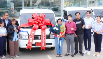มูลนิธิรักษ์ไทย มั่นใจ Suzuki Carry เพื่อดัดแปลงใช้เป็นรถสำนักงานให้บริการเคลื่อนที่ออกช่วยเหลือสังคม