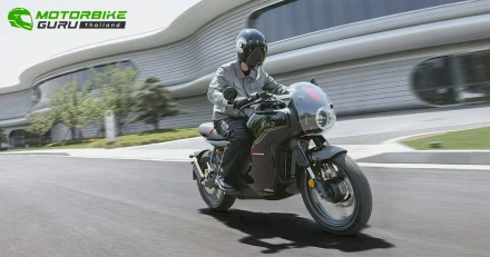 Wuyang Honda E-VO มอเตอร์ไซค์ไฟฟ้าสไตล์คาเฟ่เรเซอร์เปิดตัวและจำหน่ายเฉพาะในตลาดประเทศจีนเท่านั้น