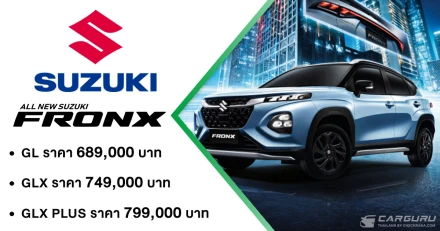 ALL NEW SUZUKI FRONX เติมเต็มความคุ้มค่าตอบโจทย์ไลฟ์สไตล์อย่างลงตัว ด้วยแนวคิด "THE ICONIC DRIVE" พร้อมเข้ามาเสริมทัพ SUV ในราคาเริ่มต้น 689,000 บาท