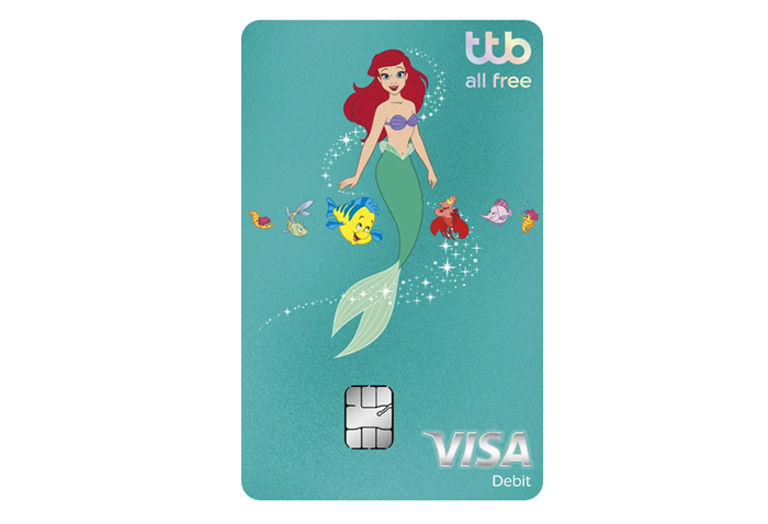รูปภาพ บัตรเดบิต ทีทีบี ออลล์ฟรี ดิสนีย์ (ttb all free Disney Debit Cards)-ธนาคารทหารไทยธนชาต (TTB)