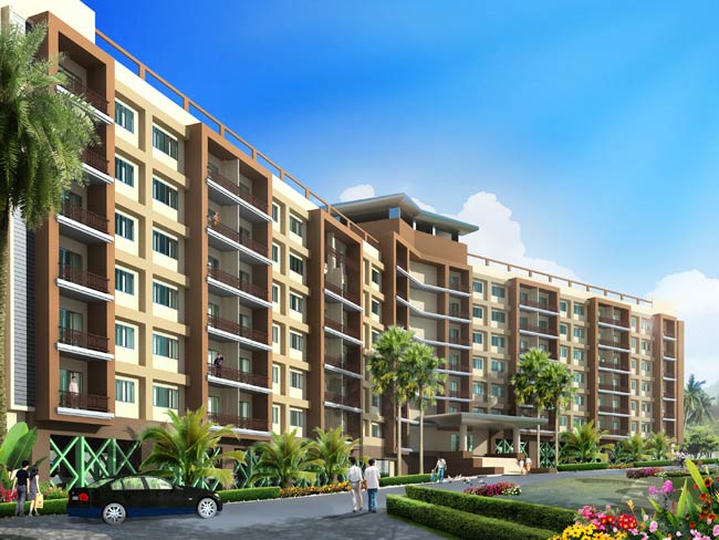 รูปภาพ เดอะ กรีนเพลส คอนโดมิเนียม (The Green Place Condominium)