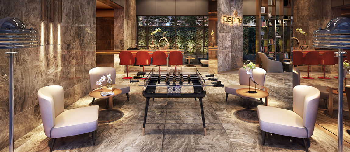 รูปภาพ แอสปาย สาทร-ตากสิน คอปเปอร์ โซน (Aspire Sathorn-Taksin Copper Zone)