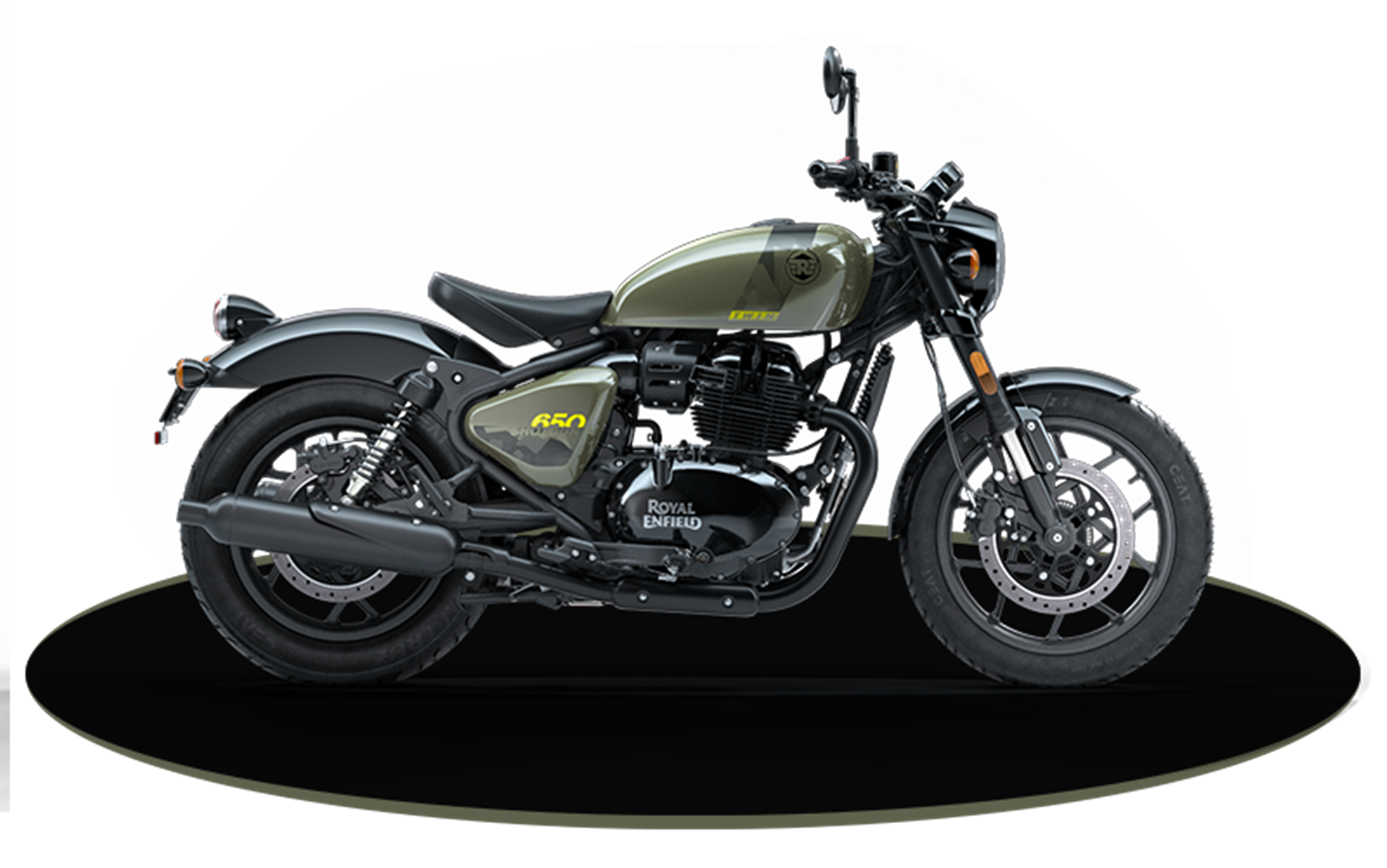 รูปภาพ โรยัล เอ็นฟีลด์ Royal Enfield Shotgun 650 Green Drill ปี 2024