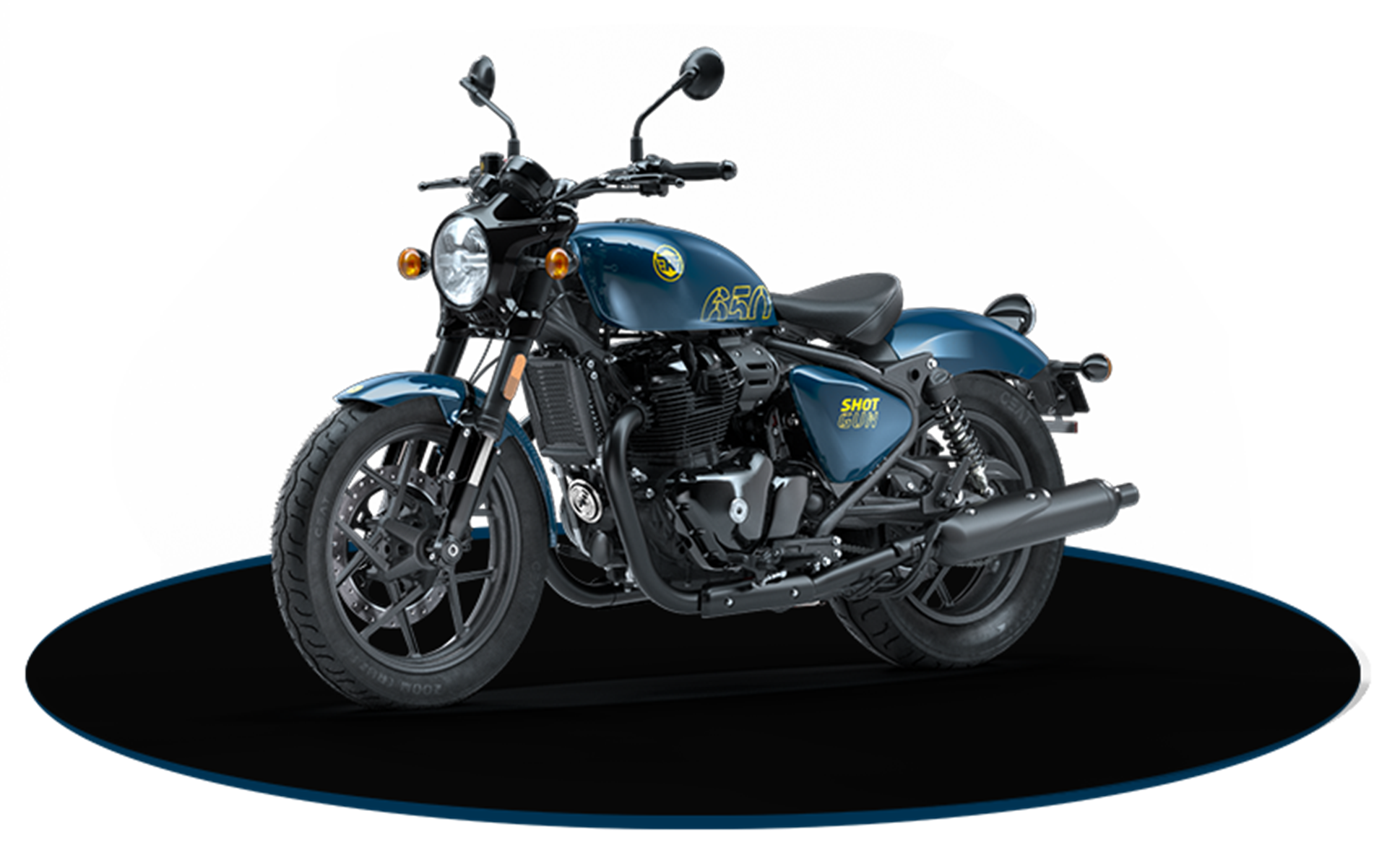 รูปภาพ โรยัล เอ็นฟีลด์ Royal Enfield Shotgun 650 Plasma Blue ปี 2024