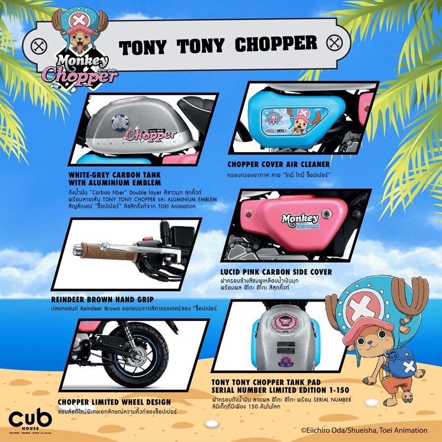 รูปภาพ ฮอนด้า Honda Monkey Tony Tony Chopper Edition ปี 2022