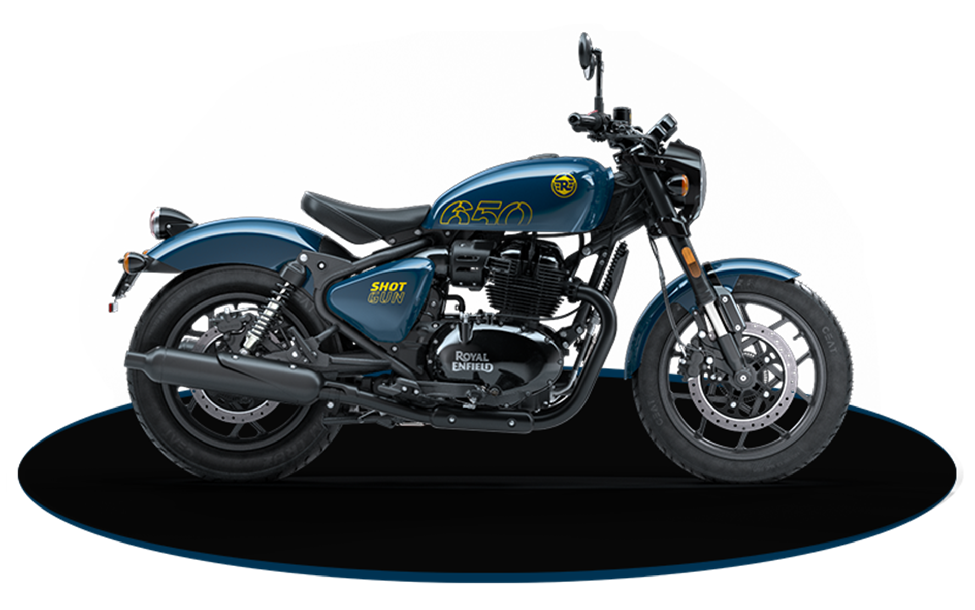 รูปภาพ โรยัล เอ็นฟีลด์ Royal Enfield Shotgun 650 Plasma Blue ปี 2024
