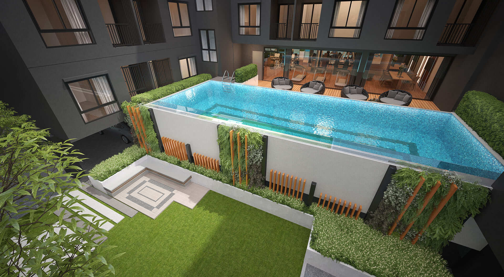 รูปภาพ ไฮ ซีคอน สเตชั่น คอนโด (HI Seacon Station Condo)