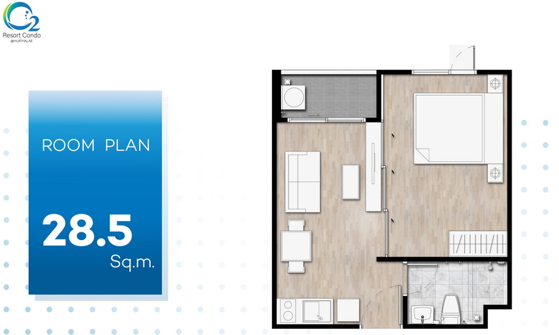 รูปภาพ โอทู รีสอร์ท คอนโด @หัวทะเล (O2 Resort Condo @Huathalae)