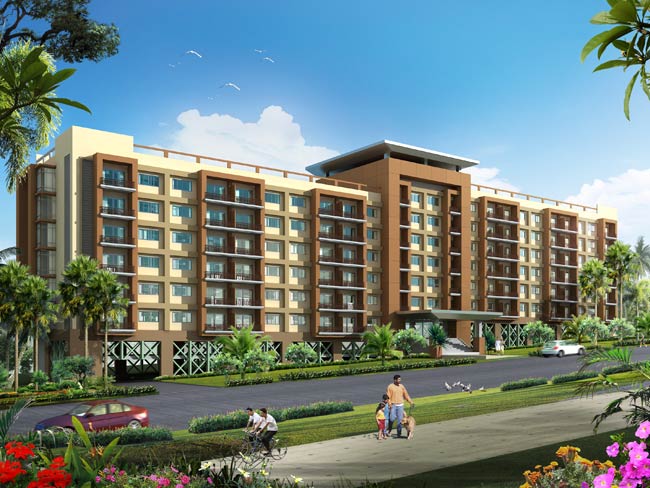 รูปภาพ เดอะ กรีนเพลส คอนโดมิเนียม (The Green Place Condominium)