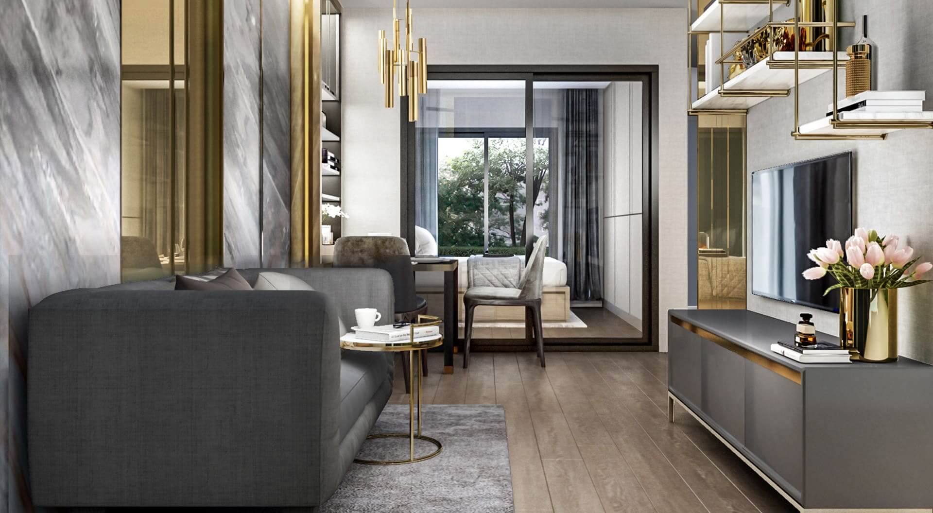 รูปภาพ ไฮ ซีคอน สเตชั่น คอนโด (HI Seacon Station Condo)