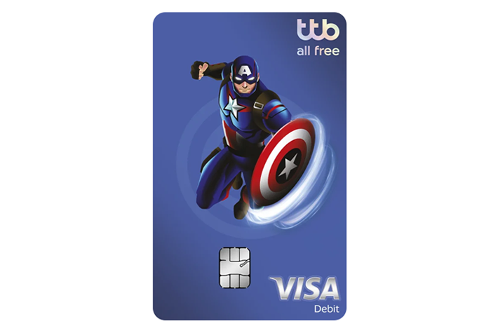 รูปภาพ บัตรเดบิต ทีทีบี ออลล์ฟรี ดิสนีย์ (ttb all free Disney Debit Cards)-ธนาคารทหารไทยธนชาต (TTB)