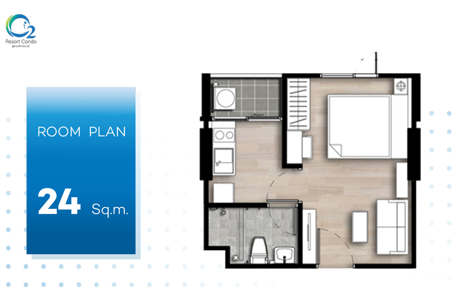 รูปภาพ โอทู รีสอร์ท คอนโด @หัวทะเล (O2 Resort Condo @Huathalae)