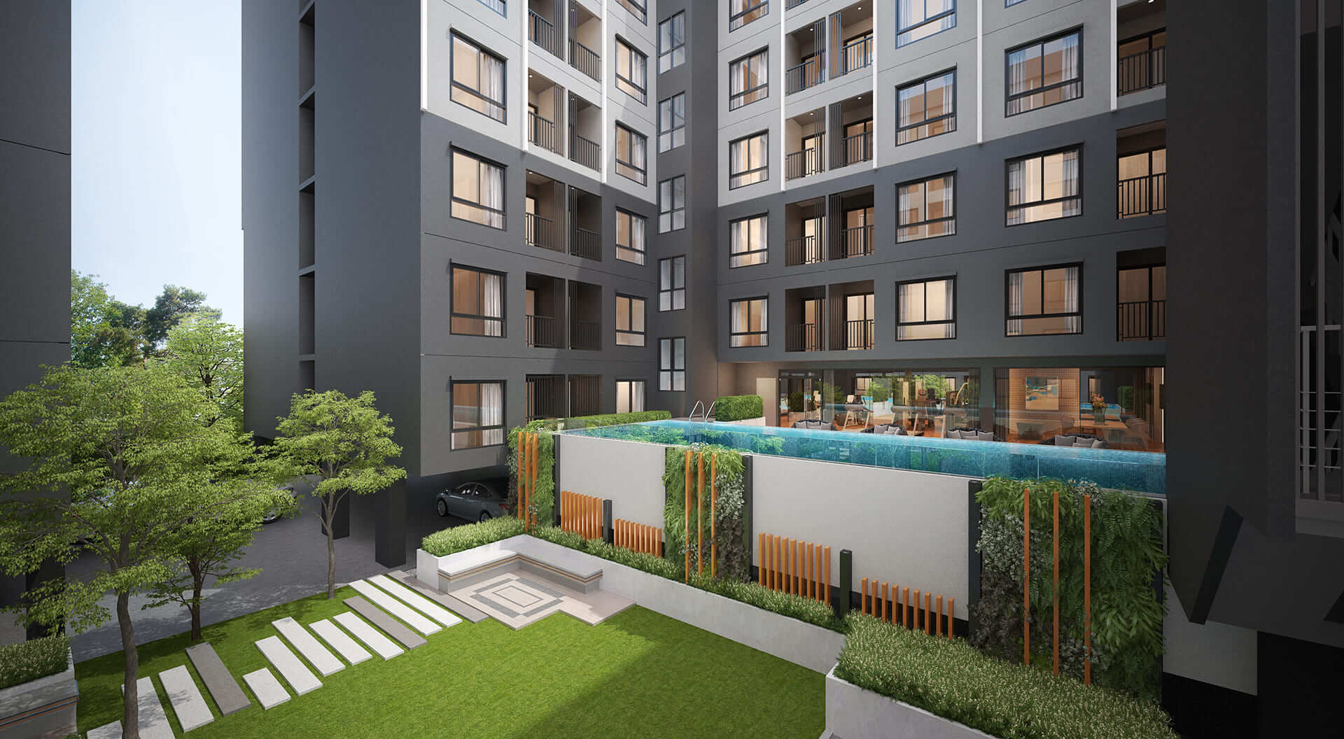 รูปภาพ ไฮ ซีคอน สเตชั่น คอนโด (HI Seacon Station Condo)