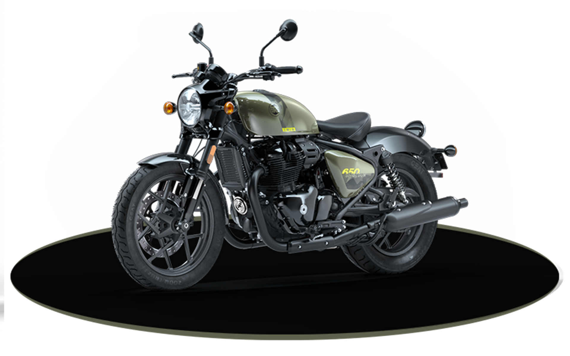 รูปภาพ โรยัล เอ็นฟีลด์ Royal Enfield Shotgun 650 Green Drill ปี 2024